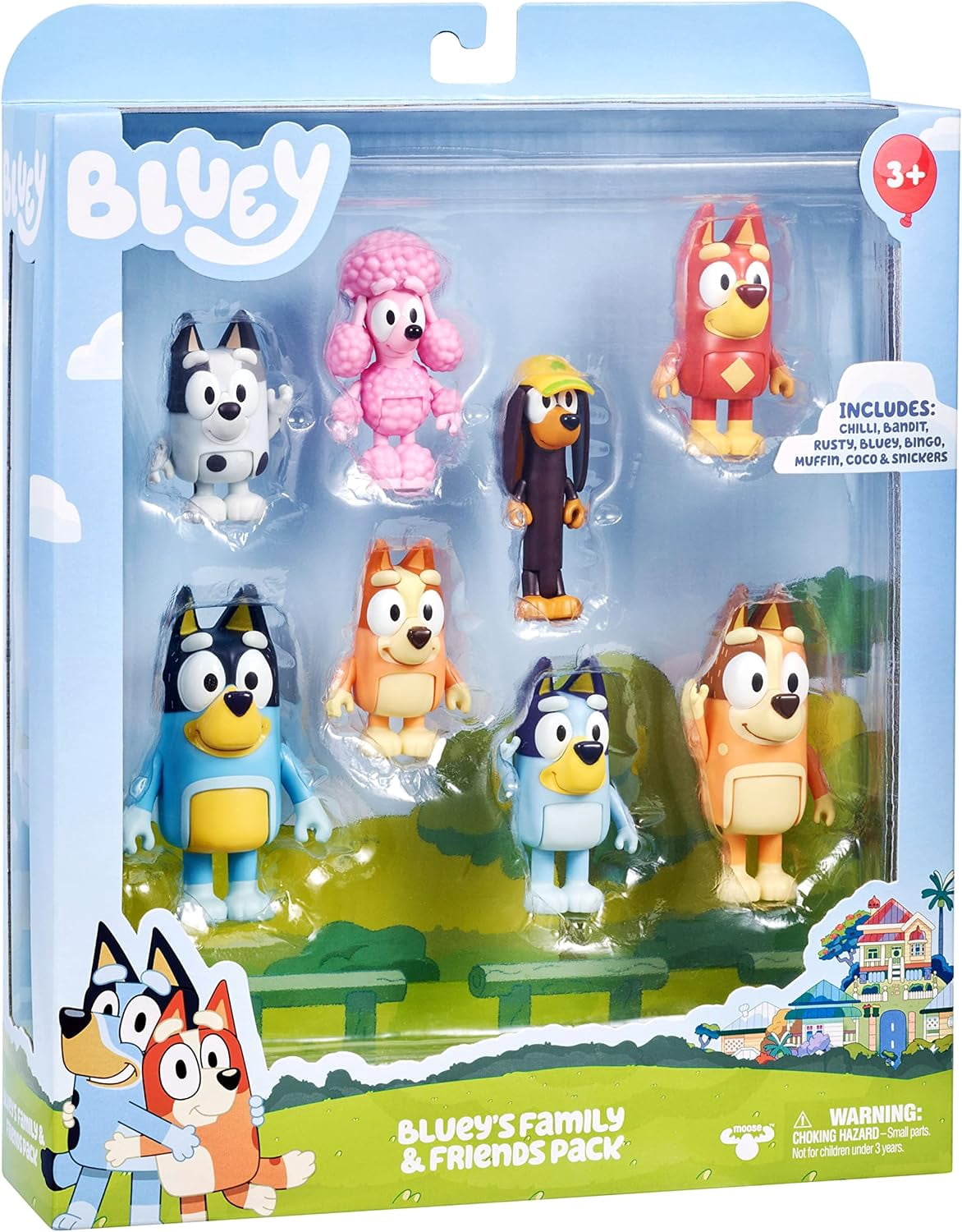 Bluey - BLUEY 8 FIGURE MULTIPACK - (90128)