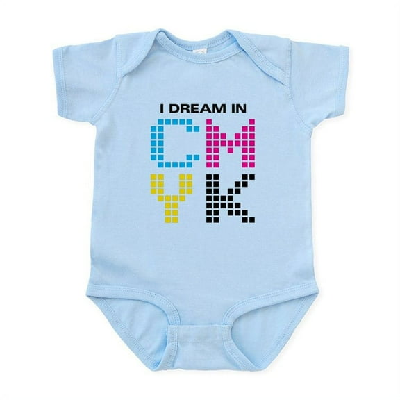 CafePress - Dream In CMYK Infant Bodysuit - Baby Light Bodysuit, Size Newborn - 24 Months