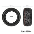 thumbnail image 4 of 11 Inch 100/55-6.5 Tubeless Electric Scooter Tire - Puncture-Proof Solid Tire for Road & Rough Terrain, Wear-Resistant Rubber with Grooved Grip Design, 4 of 8