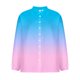 thumbnail image 4 of Tops Para Mujer Camisas de Manga Larga Blusas Primavera Y Otoño Camisa Con Estampado de Botones Con Cuello en V Top Suelto Informal Odeerbi ODB147915, 4 of 5