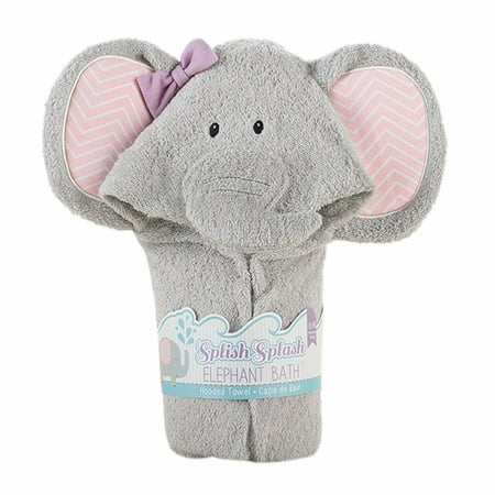 Splish Splash Elephant Bath Spa Hooded Towel