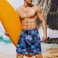 thumbnail image 2 of XYZCANDO Tie Dye Hawaiian Couple Matching Swimwear Beach Outfit Men Board Shorts Women Plus Size Bikini Matching His and Hers Swimsuit Set for Summer Beach Pool Vacation Resort Wear, 2 of 6
