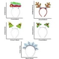 thumbnail image 3 of Fluorescent Hairband For Nighttime Event Soft Elastic Noctilucence Hairhoop for Christmas Party Gathering, 3 of 7