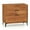 3 Drawer, variant on YYAo Chest of Drawers, Storage Organizer Unit,3 Drawer Dresser with Interlock System for Bedroom Living Room-Cherry