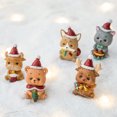 thumbnail image 4 of 2023 New Mini Resin Christmas Decoration Santa Claus Snowman Tree Micro Landscape Model DIY Miniature Garden Figurine Home Decor, 4 of 5