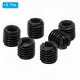 thumbnail image 3 of Uxcell 6Pcs M10xM6x10mm Male to Female Thread Repair Insert Nut Adapters Reducer, Black, 3 of 7