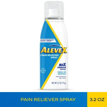 AleveX Pain Relieving Spray, Topical Pain Reliever, 3.2oz