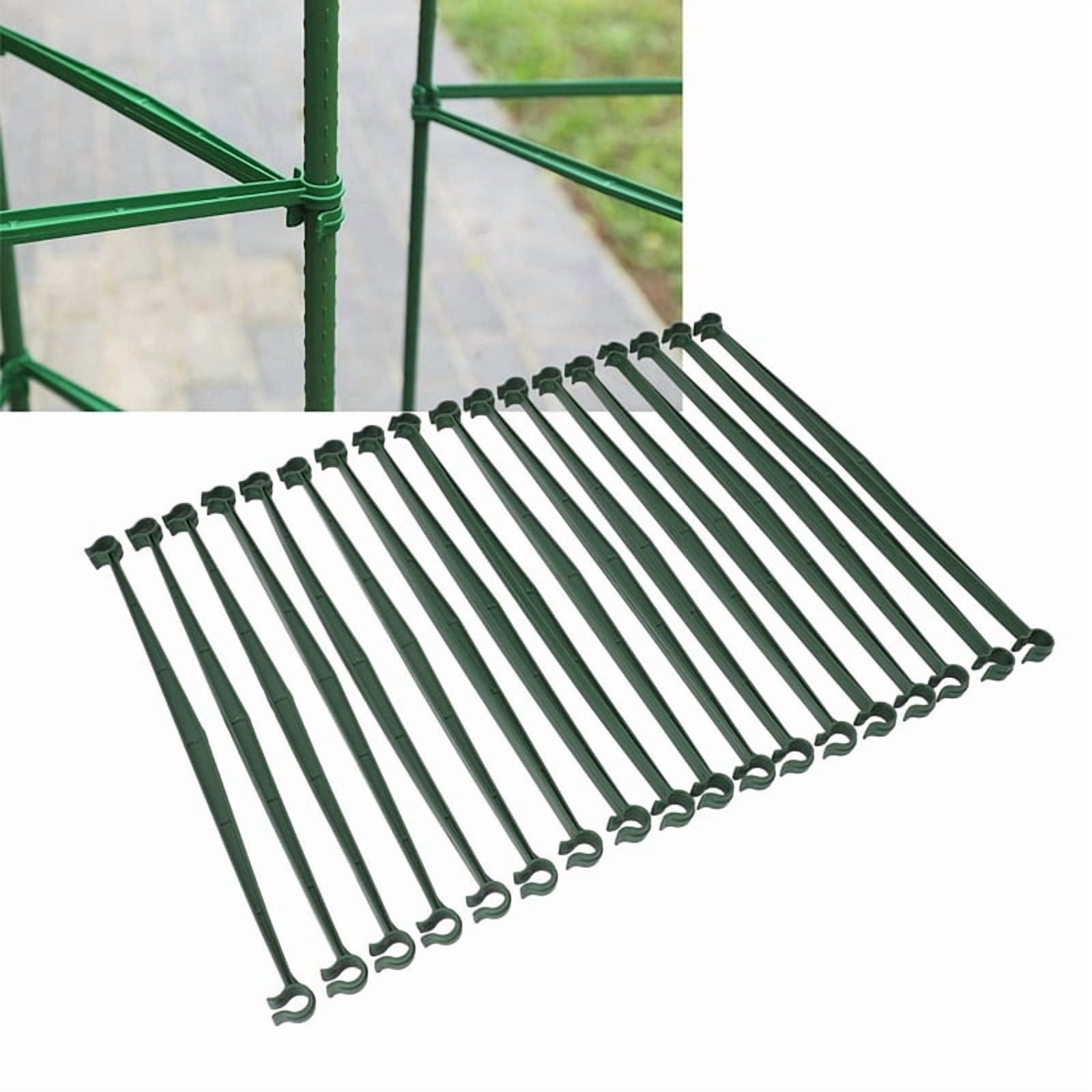 72PCS Stake Arms for Tomato Cage 11.8 Inch Plastic Expandable Plant Supports Trellis Connectors for Climbing Plants