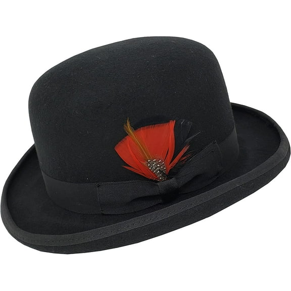 Different Touch Men 100% Wool Felt Top Hats Victorian Style Mad Hatter Tall