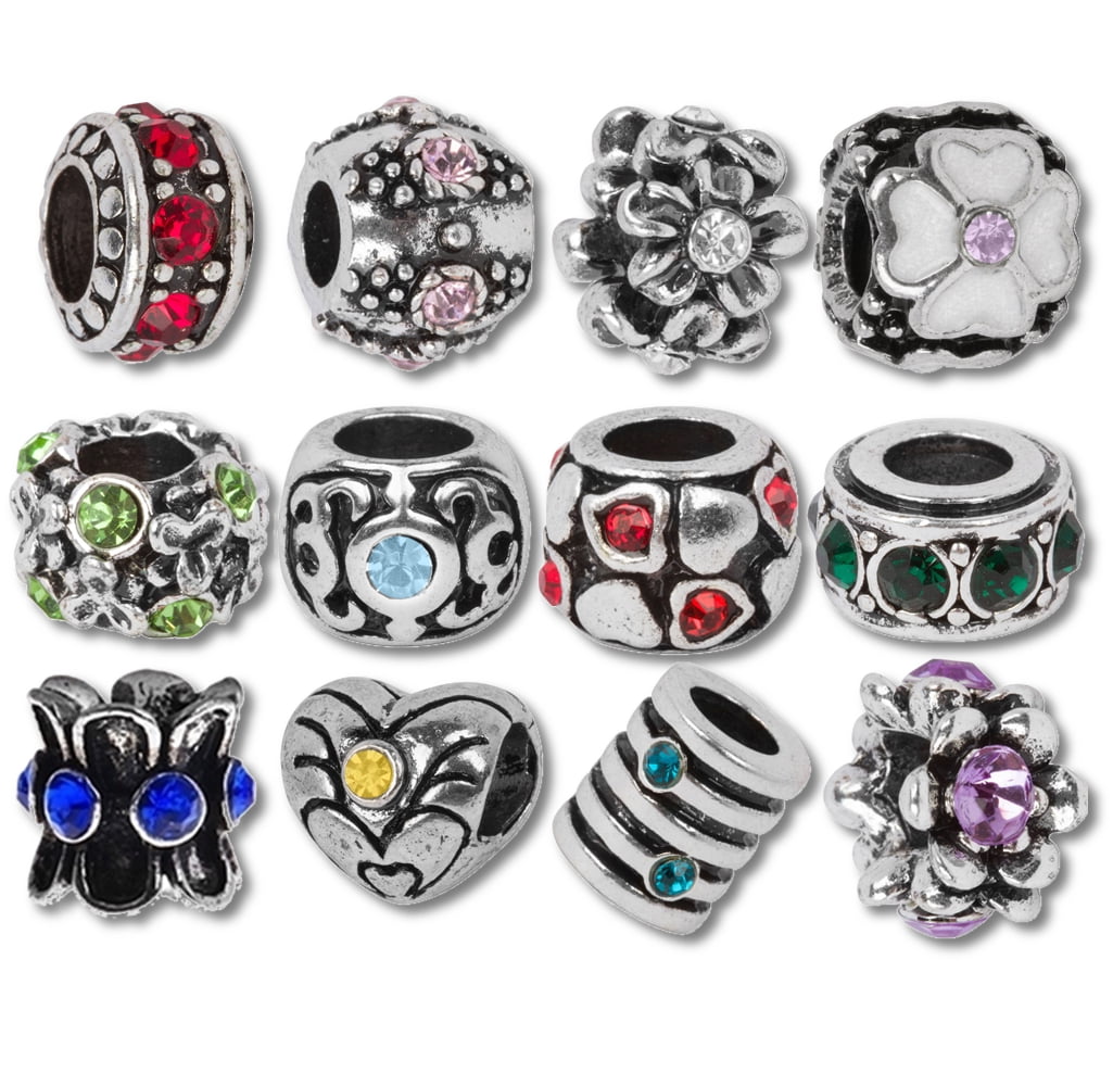klip tuberkulose eksistens Birthstone Beads and Charms for Pandora Charm Bracelets - Walmart.com
