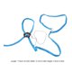 thumbnail image 4 of MERRYHAPY Correa Ajustable De Para Arnés Azul Para Paseos De Reptiles Pequeños, 4 of 5
