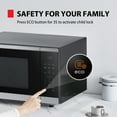 thumbnail image 6 of Toshiba 1.4 Cu. Ft., Stainless Steel, 1100 Watt, Microwave Oven with Sensor Cook, 6 of 8
