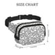 thumbnail image 4 of Fotbe Snake Cangurera Cuadrada con Estampado de Doble Capa, Bolsa de Cintura Ajustable Mini para Hombres y Mujeres, 4 of 9