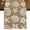 Beige, variant on Indigo Blue Coastal Starfish Burlap Cotton Table Runner 13x90 Inches Long, Ocean Sea Shells Nautical Marine Farmhouse Table Runners, Outdoor Dining Tablecloths Decor for Baby Shower/Party/Wedding