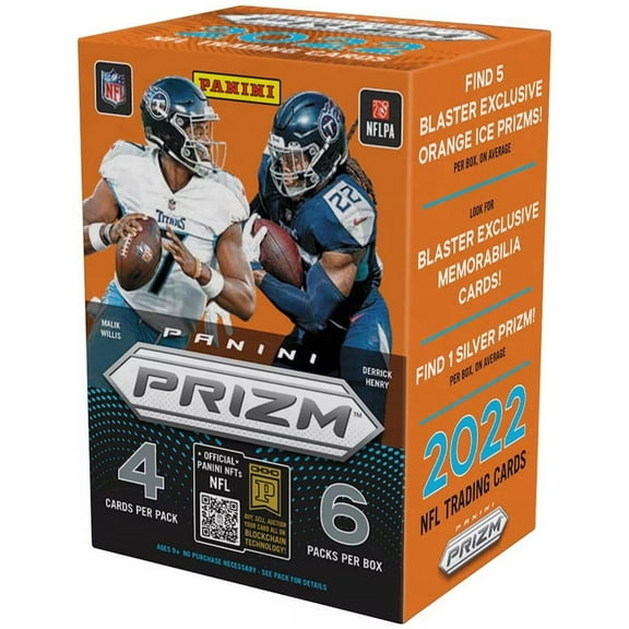 Panini America 2022 NFL Prizm Football Factory Sealed Fanatics Exclusive Blaster Box