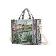 thumbnail image 7 of FORMRS Womens Corduroy Tote Bag Crossbody Shoulder Handbag with Pocket, Window Plants, 7 of 7