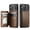 Brown, variant on For iPhone 18 Pro Case with Card Holder, Wallet Flip Cover Case with RFID Blocking, Durable Leather Kickstand Magnetic Clasp Shockproof Phone Case for Women Men,Black
