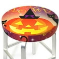 thumbnail image 3 of Haiem Halloween Cushion Round Bar Chair Seat Cover Bar Chair Cushion Covers Elastic Washable Bar Chair Cover,Protects from Scratches and Stains-12 inch, 3 of 7
