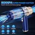 thumbnail image 3 of Aspiradora de mano para coche JONYJ, 16000 PA, portátil e inalámbrica, 2 en 1, con luz LED, boquillas múltiples, 120 W, miniaspiradora de alta potencia para el hogar, mascotas y oficina., 3 of 5