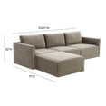 thumbnail image 6 of Tov Furniture Willow Taupe Modular Sectional, 6 of 7