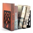 thumbnail image 2 of A Pair of Bookends, Bookends for Heavy Books, Metal Bookends, Black, 2 of 5