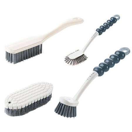 

Kitchen Cleaning Brushes 4pcs Kitchen Stove Brush Plastic Cleaning Tool Flexible Household Brushes