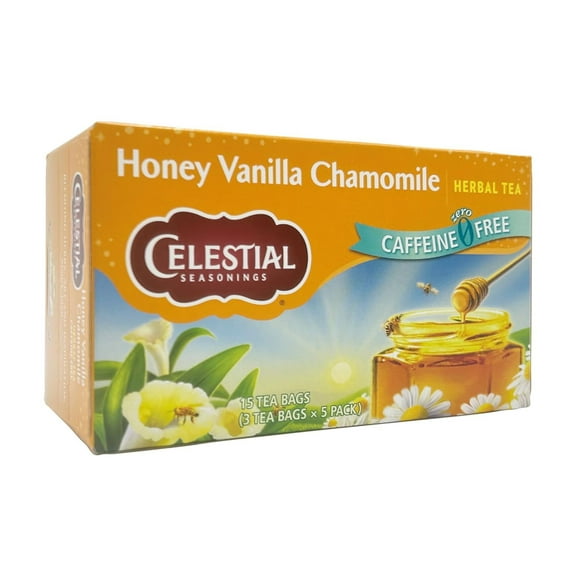 Celestial Seasonings Herb Tea MZF22 Honey Vanilla Chamomile -- 20 Tea Bags
