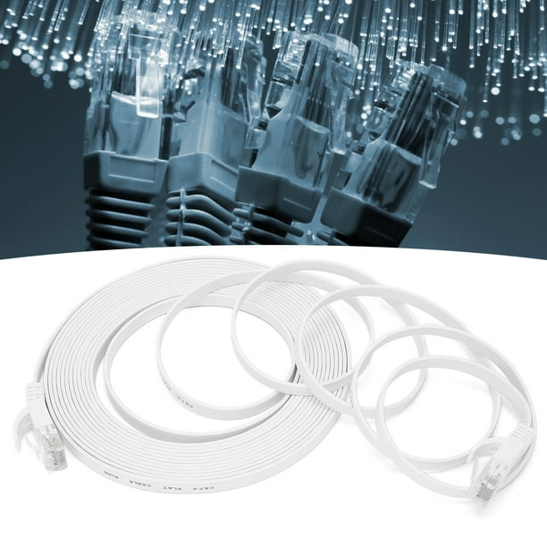 Cable Ethernet Cat6 Puente de Red de Alta Velocidad de Par Trenzado de 8 Núcleos, 10 Gbps Para Enrutador, PC, Box de TV