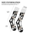 thumbnail image 2 of Lsque Colors Cats Pattern Sport Compression Socks for Men & Women 15-20 mmHg Knee High Nurse Pregnant Running Medical and Travel Athletic, 2 of 6