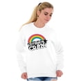 thumbnail image 4 of Cute But Crazy Sarcastic Funny Gym Women Plus Size Crewneck Sweatshirt Brisco Brands 4X, 4 of 5