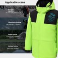 thumbnail image 4 of Chaquetas y abrigos casuales de manga larga con capucha, con USB, temperatura constante, calefactables, resistentes al viento, talla grande, para hombre y mujer, invierno, 4 unidades, 4 of 5