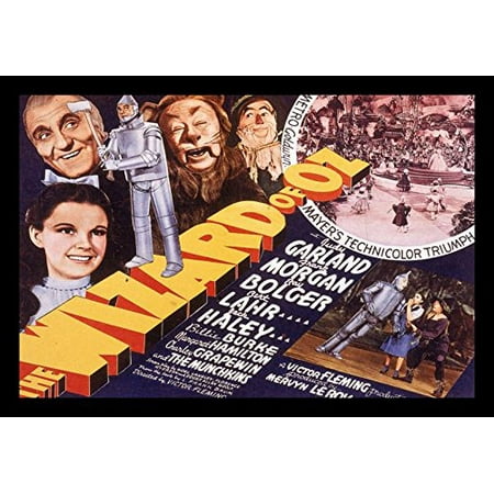 Buyartforless The Wizard Of Oz 1939 Vintage Movie Framed Art Print