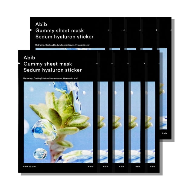 Adhesivo de hialurón Sheet Mask Abib Gummy Sedum (10 hojas)