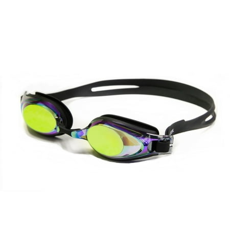 Adoretex Optical Swim Goggle with Case (GN1503) - Black - Smoke Lens - - 1.50