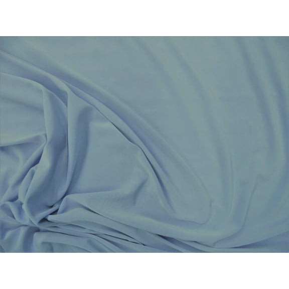 Fabric Light Weight Polyester Spandex 4 way Stretch Blue C406