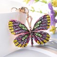 thumbnail image 4 of Bangcool Keychain Pendant Creative Rhinestone Butterfly Fashion Key Ring Charm Bag Charm, 4 of 8