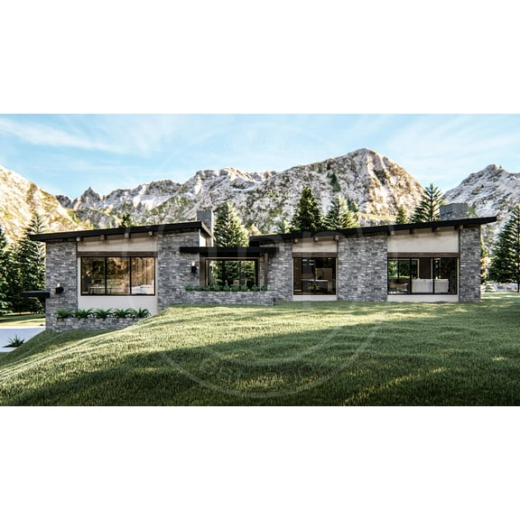 Advanced House Plans: Builder Ready Blueprints | Long Beach 29727 | 1 Story Plan