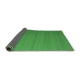 thumbnail image 2 of Ahgly Company Indoor Square Abstract Emerald Green Contemporary Area Rugs, 4' Square, 2 of 4