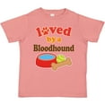 thumbnail image 3 of Inktastic Bloodhound Loved by a (dog Breed) Boys or Girls Toddler T-Shirt, 3 of 5