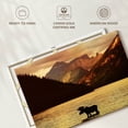 thumbnail image 6 of Elephant Stock Lake Moose Wall Art - Horizontal Canvas Wall Art - Living Room Wall Decor - Animal Canvas - Beige And Brown Decor - 45" x 30", 6 of 8