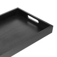 thumbnail image 3 of Hemobllo Solid Wood Rectangle Snack Platter Black - Serving Tray for Birthdays, Parties, and Friends Gatherings, 1 Piece, 3 of 8