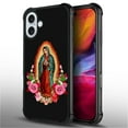 thumbnail image 2 of FKBRCL4U Compatible With iPhone 16 Plus Case, Flower Lady Guadalupe Virgin Mary Pattern For Girl Ultra Protection Shockproof Soft Silicone TPU Non-Slip Back, 2 of 7