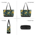 thumbnail image 6 of FORMRS Canvas Laptop Tote Bag for Women with 15.6" Computer Compartments Shoulder Handbag, Blue Lemons, 6 of 7
