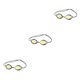thumbnail image 2 of Eigraketly Gafas de PC Ajuste de seguridad Nariz facial Correa ajustable cambiable Gafas antivaho Respetuoso con la piel Sin almohadilla Correa Type1 NO1, 2 of 6