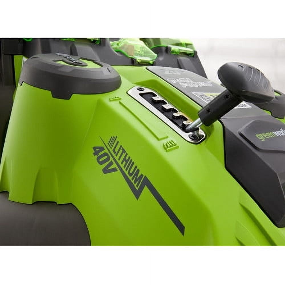 Greenworks Lawn Mower G-Max 20" 4 Amps 40 V Battery All Wheel Drive Walk-Behind Mowers, Brushless Motor