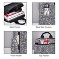 thumbnail image 3 of Yiaed Daisies Flowers Print Lightweight Backpack Travel Backpacks Hiking Daypack for Women Men, 3 of 5