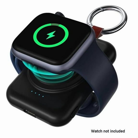 1800mAh Portable Wireless Charger for Apple Smartwatch  Compatible With Apple Smartwatch Series 9/8/7/SE/6/5/4/3/2/Ultra USB Type C Magnetic Charging Dock with Quick-Charging Watch Wireless charger