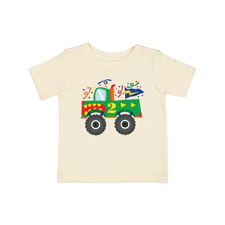 

Inktastic 2nd Birthday Monster Truck Gift Baby Boy T-Shirt