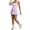 Light Purple, variant on FYEGRE Women Pleated Tennis Dress with Shorts Adjustable Strap Golf Dresses Athletic Workout Skort Women's Backless Casual Dress Black S