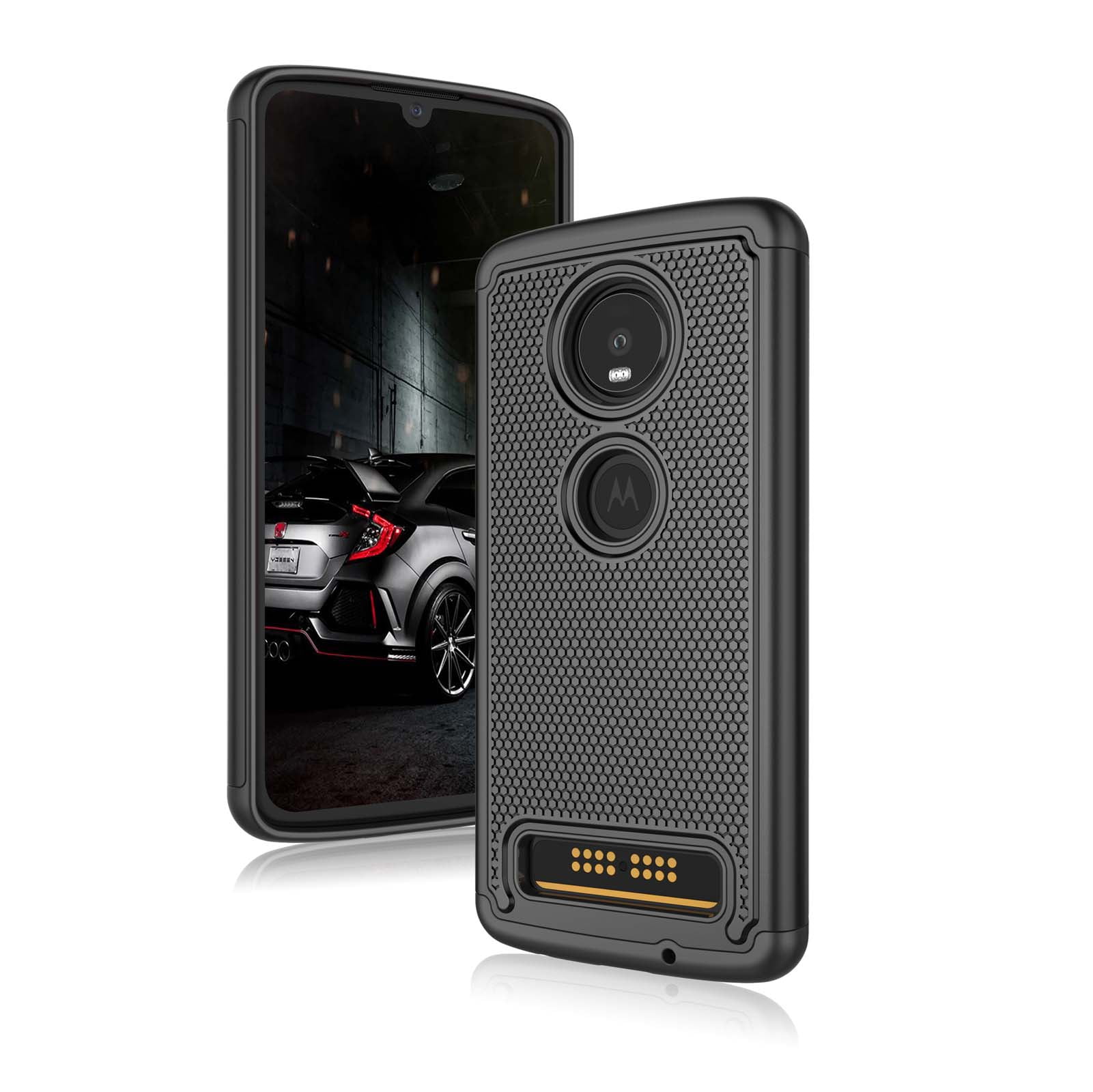 Motorola Moto Z4 Case, Phone Cases for Moto Z4, Njjex Shock Absorption ...